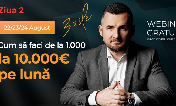 Ma uit gratis la webinarul lui Alexandru Bordea