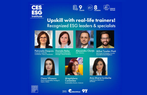 Învață ESG aplicat, cu traineri real-life. Înscrie-te acum la CES ESG Institute – primul program privat de corporate learning ESG din România